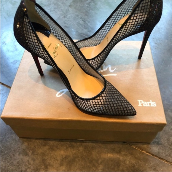 Christian Louboutin FOLLIES Fishnet. - Picture 4 of 7